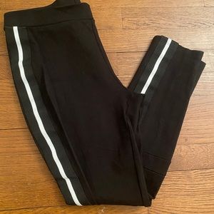 Zara Basic Leggings with Side Stripe Size Large